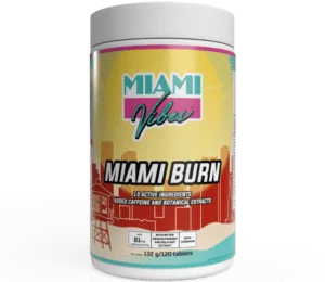 Miami Vibes | ZSÍRÉGETŐ TÁPLÁLÉKKIEGÉSZÍTŐ – MIAMI BURN 120 TABLETTA – MIAMI VIBES