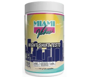Miami Vibes | TESZTOSZTERONSZINT FOKOZÓ KAPSZULA: NIGHT SHIFT TESTO 120 DB – MIAMI VIBES