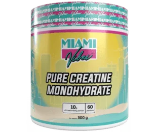 Miami Vibes | TISZTA KREATIN-MONOHIDRÁT ÍZESÍTÉS NÉLKÜL – MIAMI VIBES
