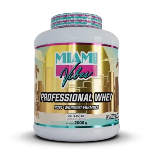 Miami Vibes | EDZÉS UTÁNI PROFESSZIONÁLIS FEHÉRJEPOR – PROFESSIONAL WHEY – MIAMI VIBES